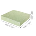 thumbnail image 1 of Floleo Linen Seat Cushion High Resilience Sponge Pad Comfortable Support for Sofa Chair Window Tatami Indoor Outdoor Use Removable Washable Cover, 1 of 6
