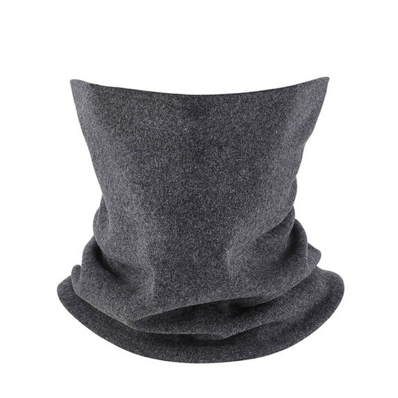 Floleo Men and Women Winter Half Face Mask Scarf Neck Gaiter Thermal Windproof Scarf Ski Bandana Fashionable Soft Casual Scarf(Dark Gray,Free Size)