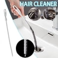 thumbnail image 1 of Fnochy Multifunctional Cleaning Brush Pipe Cleaner Flexible Screw Brush for Hard-to-Reach Areas,Stainless Steel Nylon Bristles,Safe for Dishes and Straws,Protective Design,Hanging Hole for Storage, 1 of 9