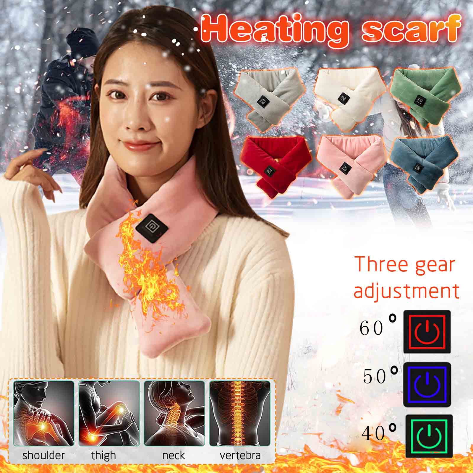 Floleo Neck Heating Pad Heated Scarf For Neck Pain Relief, Heated Neck