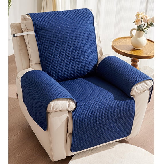 Floleo One Piece Recliner Chair Cover, Pet Proof Sofa Protector for Massage Rocking Chairs, 21x77 Inch Slipcover with Elastic Hem, Machine Washable Polyester Cover