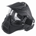 thumbnail image 1 of Floleo Outdoor Foam Blaster Mask Full Face Protection, UV Protection Cycling Face Guard with Sun Blocking PC Lens, Adjustable for Paintball, , and Mountain Biking, 1 of 5