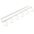 thumbnail image 1 of Floleo Over The Door 5-Hooks Coat Hook, White, 1 of 6