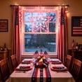 thumbnail image 1 of Floleo Patriotic Star Light 12 Inch, Battery Powered LED Window Star with Timer, Metal Frame Red White Blue Decoration for 4th of July, Porch, Garden, and Independence Day, 1 of 6