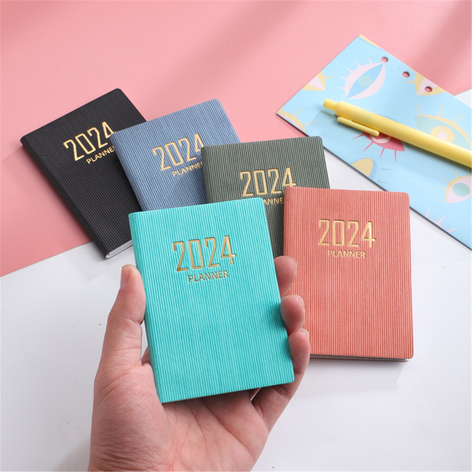 Floleo Pocket Notebook Journal , 10.6*7.8Cm Mini Journal Notepad Small