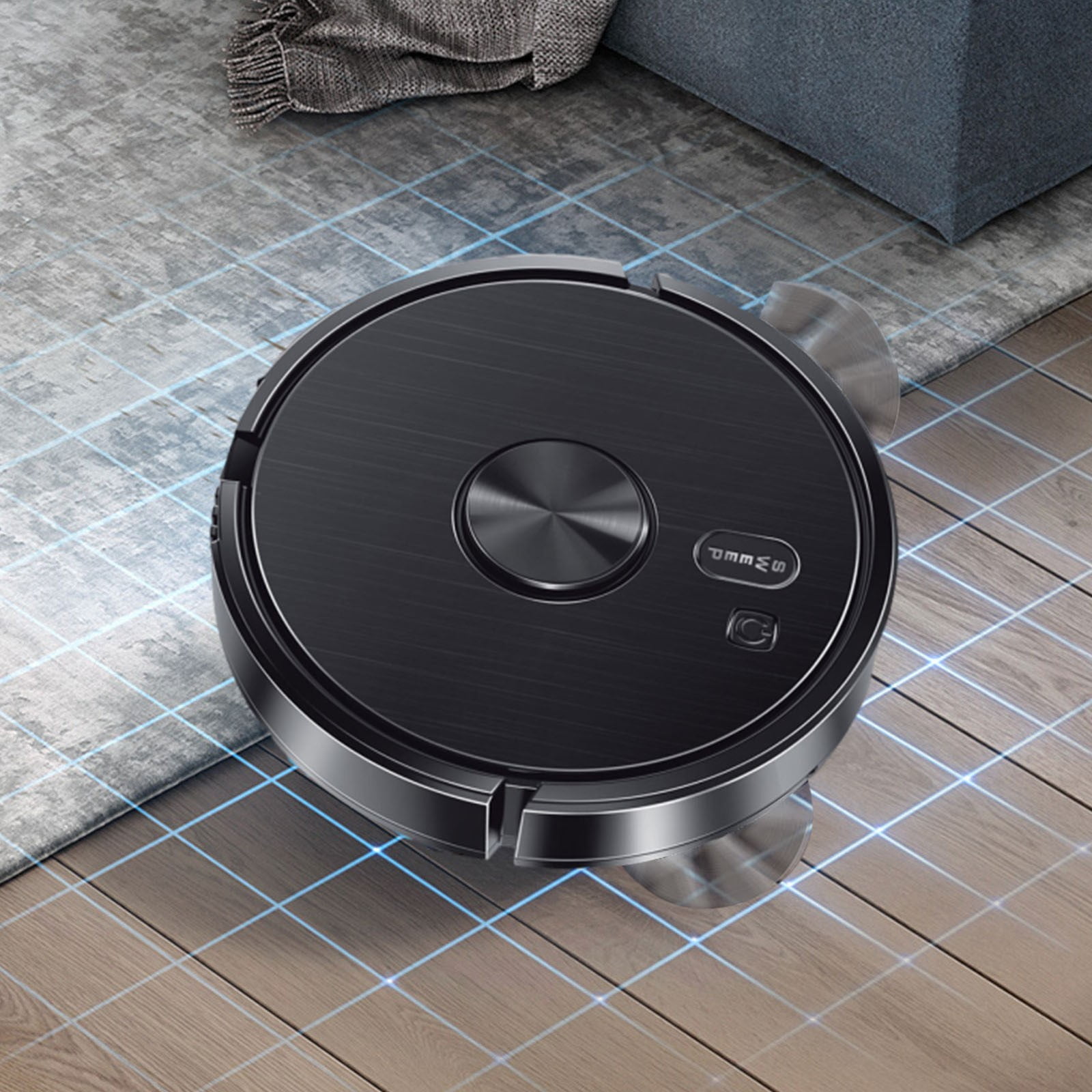 Floleo Robot Vacuum And Mop,1500Pa Suction,60Mins Max Lidar Navigation