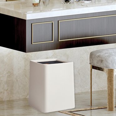 Better Homes & Gardens 2.5 Gallon Trash Can, Premium Plastic Bathroom ...