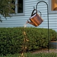 Floleo Star Shower Watering Can LED String Lights Garden Art Light