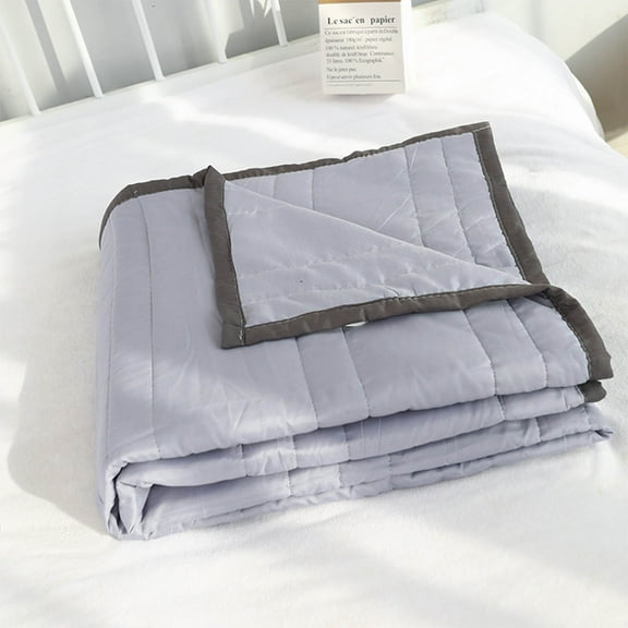 Floleo Summer Cooling Blanket Full Size, 55x79 Inch Double Sided Cold Effect Comforter for Hot Sleepers, Lightweight Temperature Regulating Ice Fiber Blanket for Night Sweats