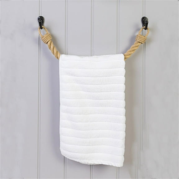 Floleo Toilet Paper Holder - Toilet Paper Holder Wall Mount - Rope Tissue Holder For Bathroom Accessories - Rustic Toilet Paper Holder For Wall Industrial Toilet Paper Roll Holder