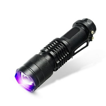 Floleo Ultra Violet LED Flashlight Blacklight with Inspection Lamp Torch 395 nM