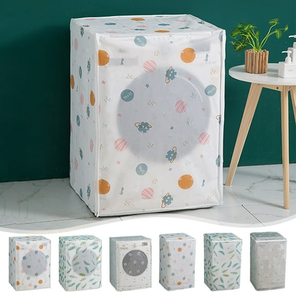 Floleo Washing Machine Cover,Washer Dryer Dustproof Waterproof Protection Case Cover Washing Appliance Protector