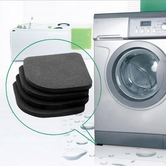 Floleo Washing Machine Shock Pads, Non-Slip Vibration Mats, Refrigerator Anti-Slip Feet, Furniture Stabilizer, Noise Reduction Cushions - Ultimate Vibration Absorption for Appliances - 8PCS
