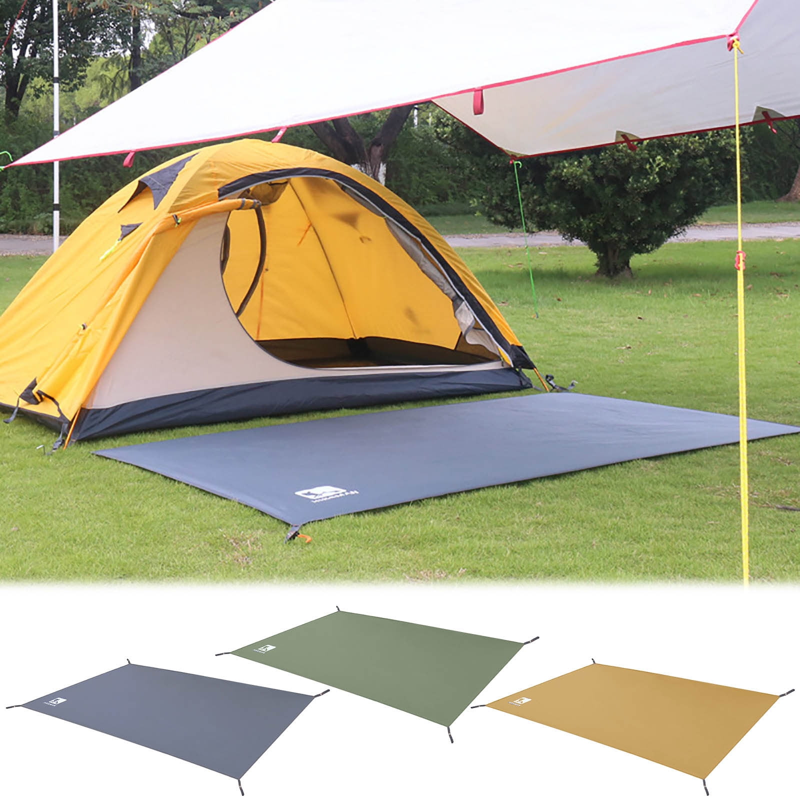 Visland Camping Tarp with Storage Bag Waterproof, Hammock Visland Camping Tarp with Storage Bag Waterproof, Hammock