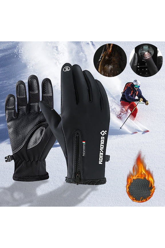 Winter Gloves Touch Screen Water Resistant Windproof Thermal For Running Cycling Driving Hiking For Men Women