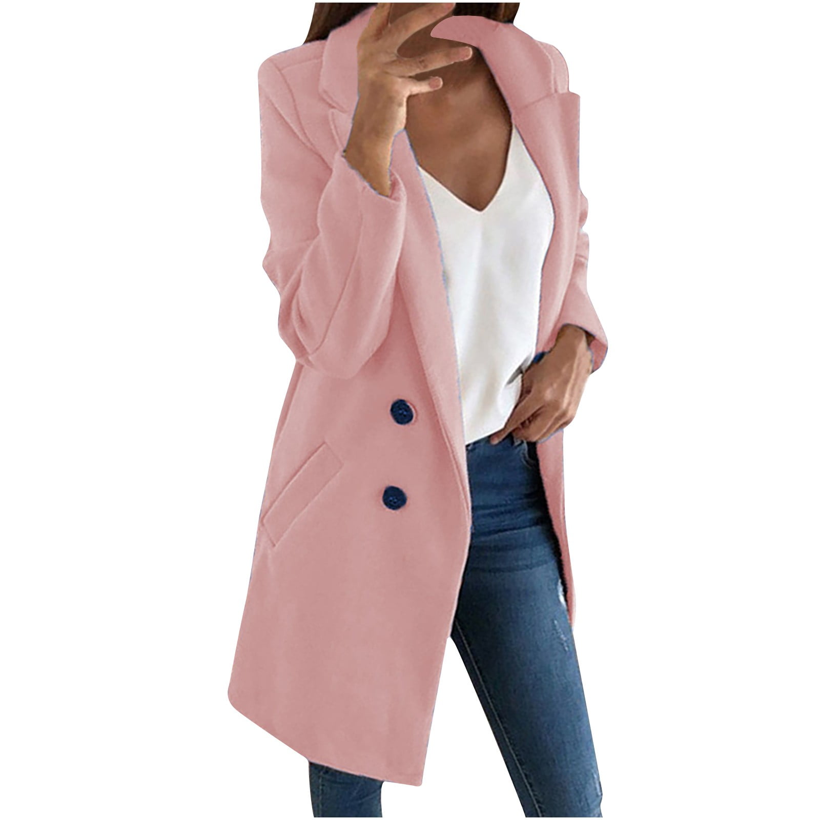 Floleo Women Coats And Jackets Womens Dress Coats Winter Plus Size Sequin  Cardigan Womans Coat Women Outwear Coat Pink Faux Fur Jacket todays daily  deals clearance your orders at  Women's Coats