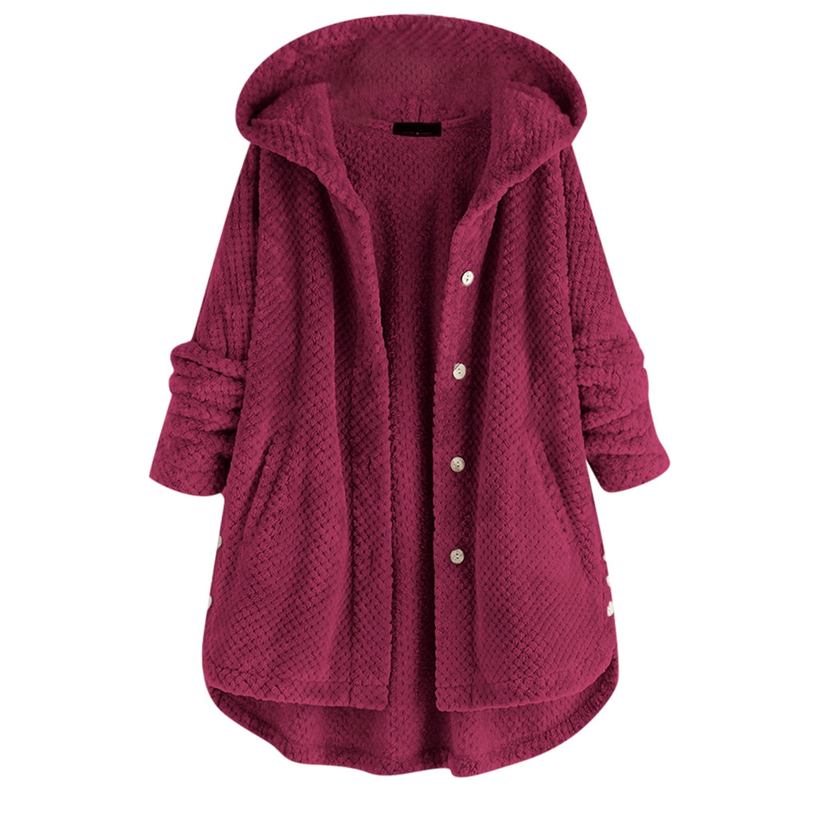 Floleo Clearance Deals Winter Coats For Women Women's Winter Fashion  Tooling Long Slim Hooded Cotton Jacket Coat