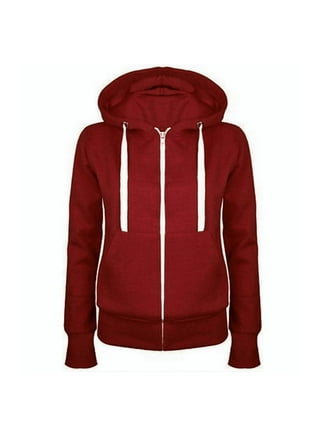 Shop Womens Sweatshirts Hoodies Red Walmart