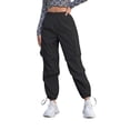 thumbnail image 1 of Floleo Women's cargo pants with elastic waist side pockets adjustable cuffed ankles for outdoor hiking running daily wear lightweight breathable straight leg trousers, 1 of 5