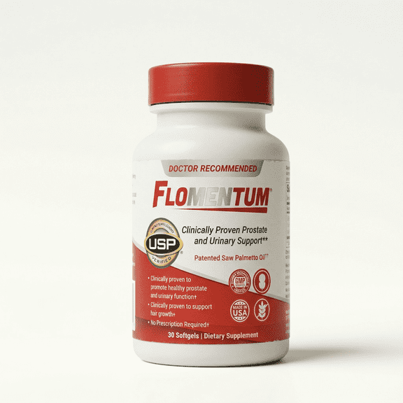 Flomentum Health Prostate Support Supplement with Saw Palmetto Berry Oil, 30 Count