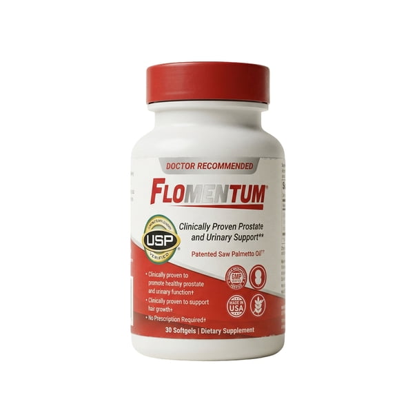 Flomentum Health Prostate Support Supplement with Saw Palmetto Berry Oil, 30 Count