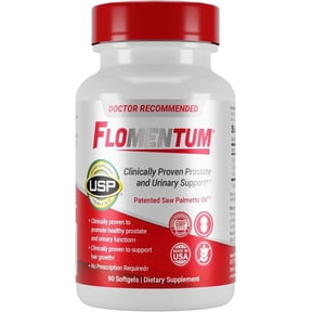 Flomentum Health Prostate Support Supplement with Saw Palmetto Berry Oil, 90 Count