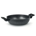 thumbnail image 1 of Flonal PIETRA LAVICA Non-Stick Deep Frying Pan with Two Handles 11.8” (30 cm) Forged Aluminum Double Handle Frypan with Nonstick Coating Cooking Pan for Kitchen Marble Skillet, Black, 1 of 2