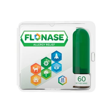 Flonase Allergy Relief 24 Hour Non-Drowsy Metered Nasal Spray, 60 Sprays