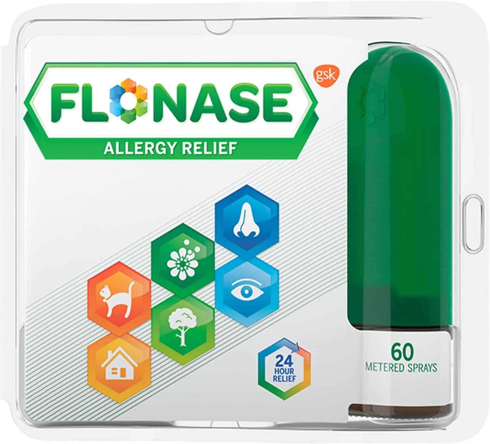 Flonase Allergy Relief Nasal Spray, 24 Hour Non Drowsy Allergy Medicine