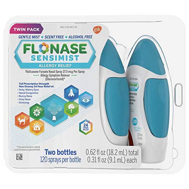 Flonase Sensimist Allergy Relief Nasal Spray, 240 Count 2 bottles(0