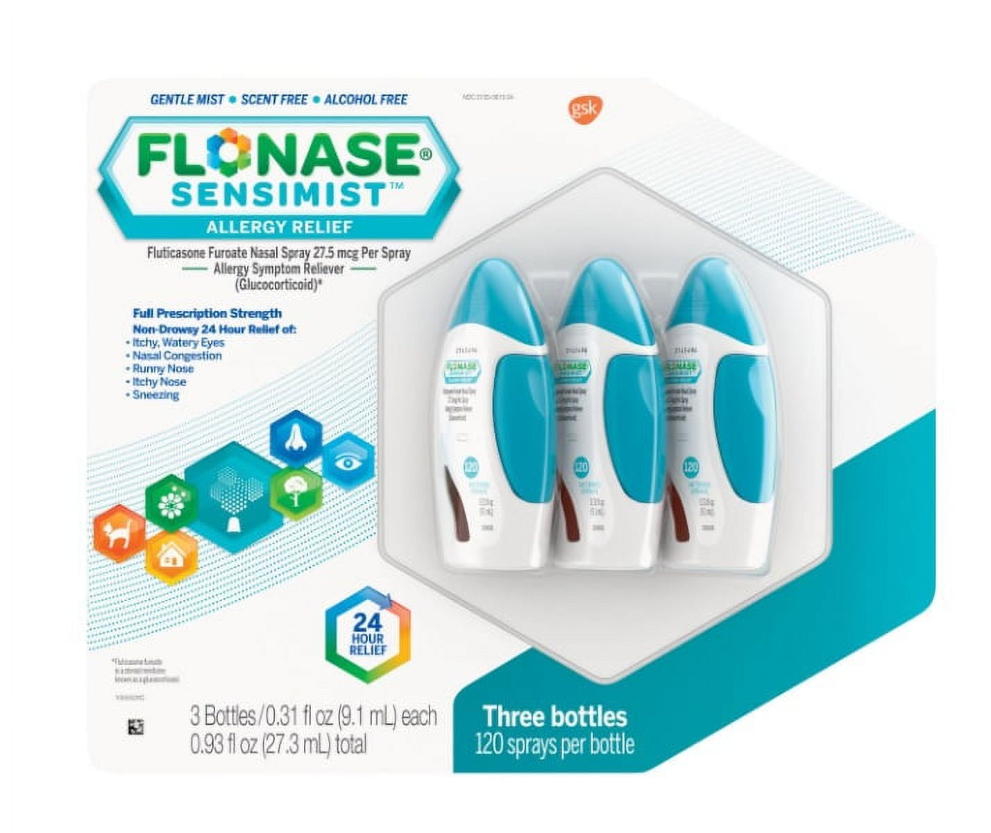 Flonase Sensimist Allergy Relief Nasal Spray, 360 Metered Sprays
