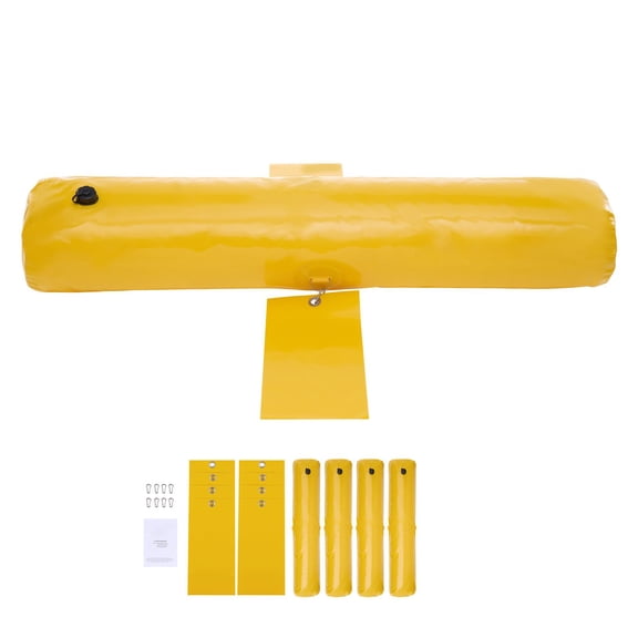 Flood Barriers 4 Pack Sandbag Alternative Water Filled Flood Bags, 4FT x 6in PVC Flood Water Barriers for Home Protection, Driveway, Doorway, Garage, Basement and Garden Flood Control