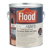1 gal Flood FLD565 Natural CWF-UV5 Exterior Clear Wood Finish