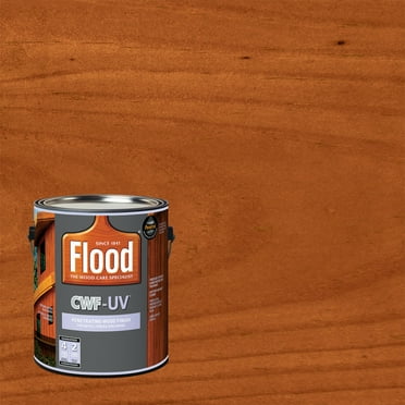 Flood 1 Gallon Redwood Transparent CWF-UV Exterior Wood Stain