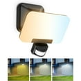 thumbnail image 1 of Flood Lights Outdoor Motion Sensor, 3500LM/35W 3CCT Warm to Cold White Dimmable Dusk to Dawn Motion Sensor Outdoor Lights, IP65 Waterproof Security Light for Garage, Yard 1 Pack (Hardwired), 1 of 6