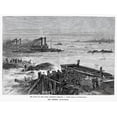 thumbnail image 1 of Flood Mississippi River. Nmending A Levee After A Flood On The Mississippi River. Wood Engraving 1882 After A Drawing, 1 of 4