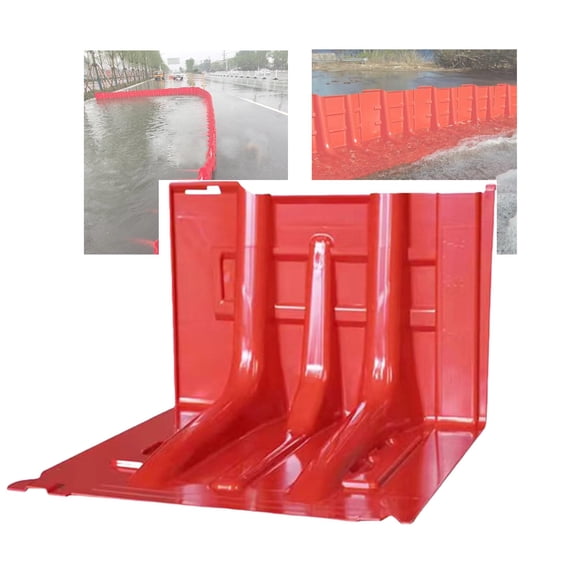 Flood Protection Barrier for Home, ABS L-Type Flood Control Box Wall Removable Combination Water Barrier for Underground Passages, Garages, Warehouses