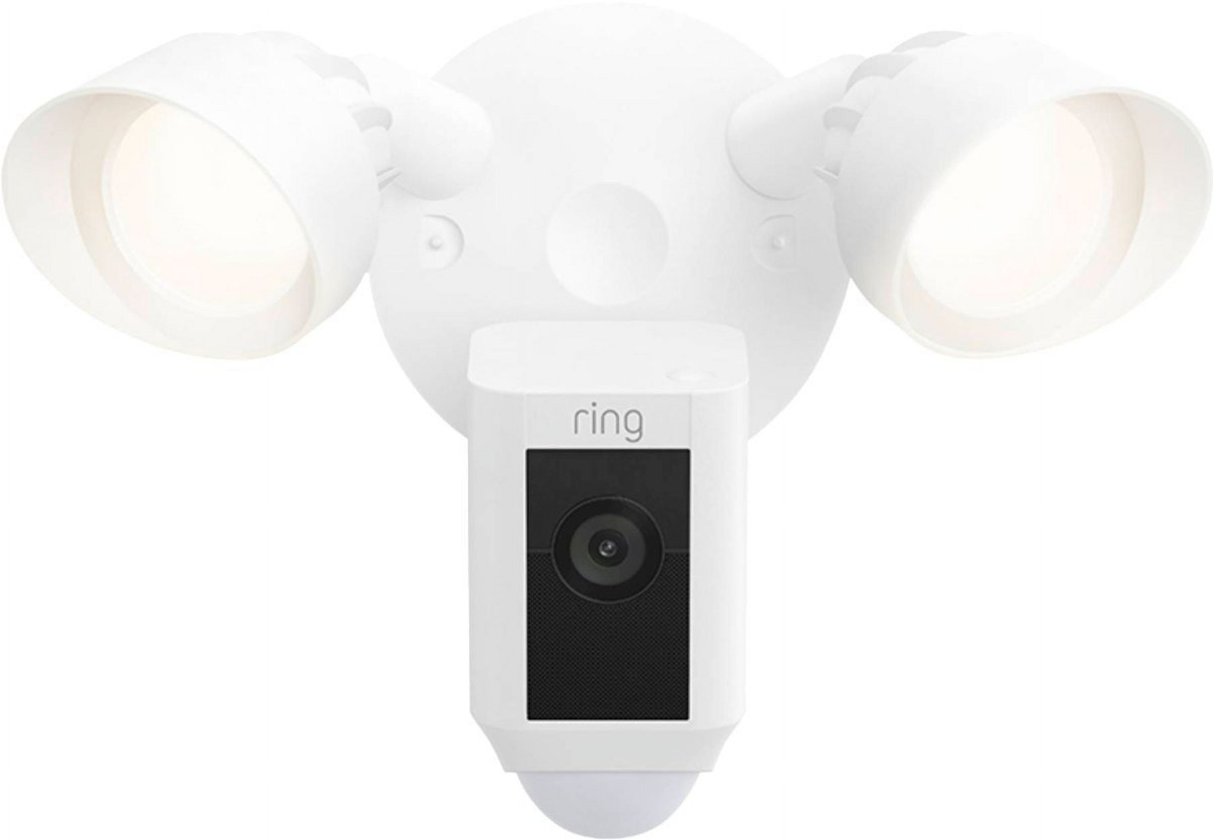 Floodlight Cam Plus Outdoor Wired 1080p Surveillance Camera - White - Walmart.com