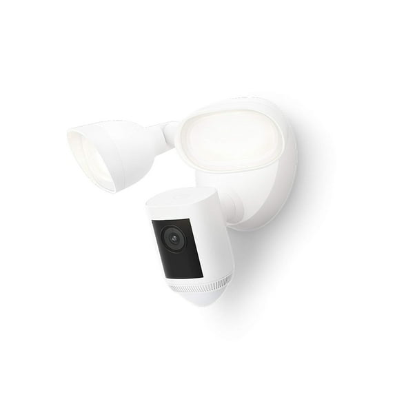 Floodlight Cam Wired Pro | 3D Motion Detection, Bird's Eye View, 2025 Release, HD Video, Motion-Activated Floodlights, White