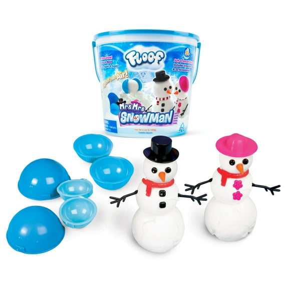 Floof Mr. & Mrs. Snowman Playset