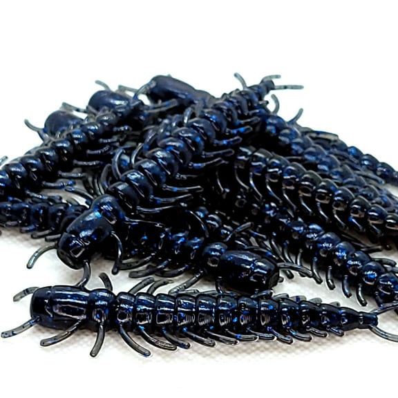 Floofy Newfie Tackle 3" Plastic Floating Hellgrammite Fishing Lures 10 pc