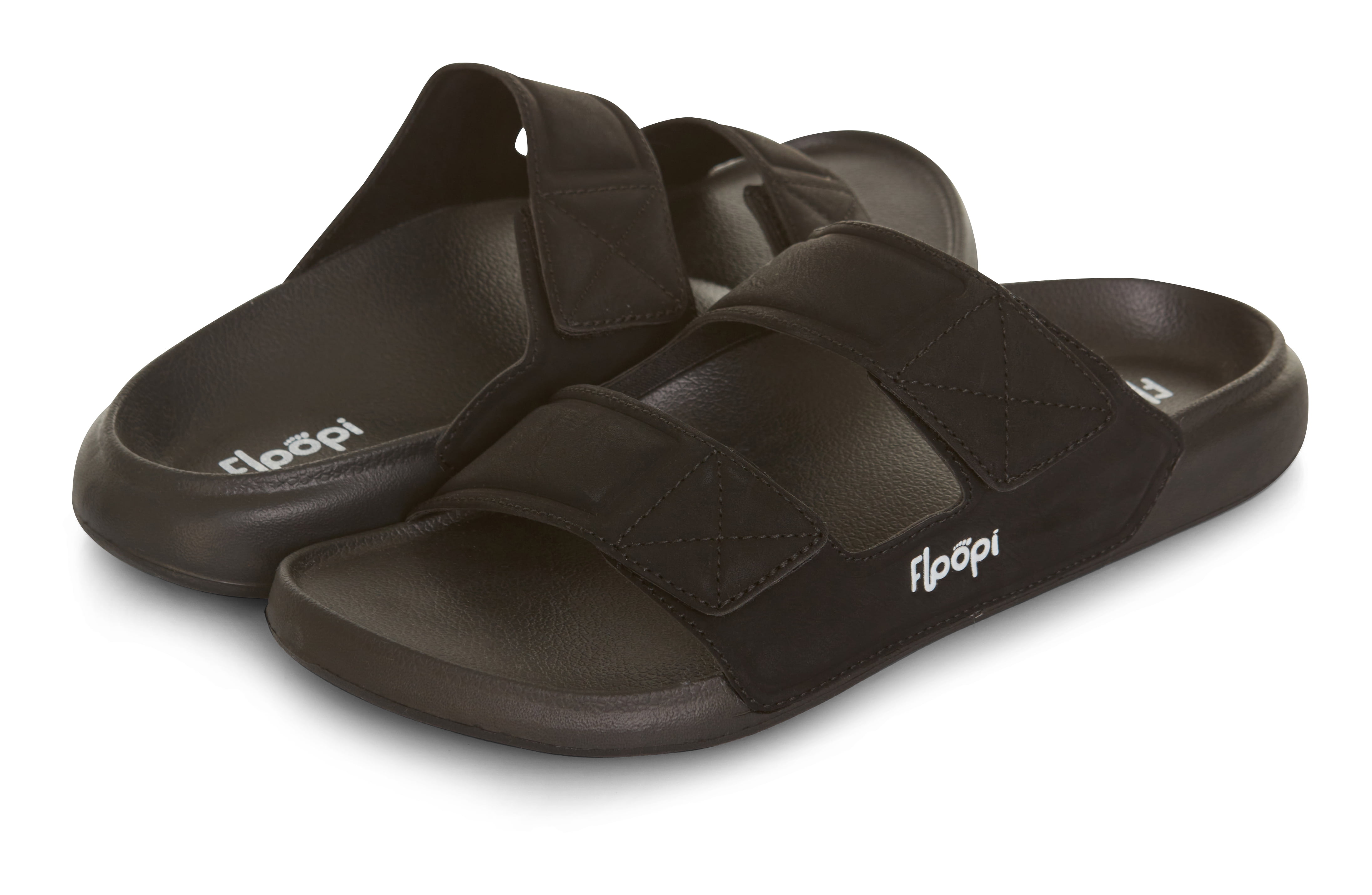 Floopi Flip Flops for Men with Double Straps Men Beach Sandals With Heal and Arch Support Comfort Fit Men Slides with Indoor & Outdoor Anti Skid Soles