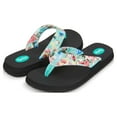 thumbnail image 1 of Floopi Flip Flops for Women, Floral Sandals, Casual Flat Yoga Mat Thong Women’s Sandals, Ladies Beach Sandals with Indoor & Outdoor Anti-Skid Soles., 1 of 6