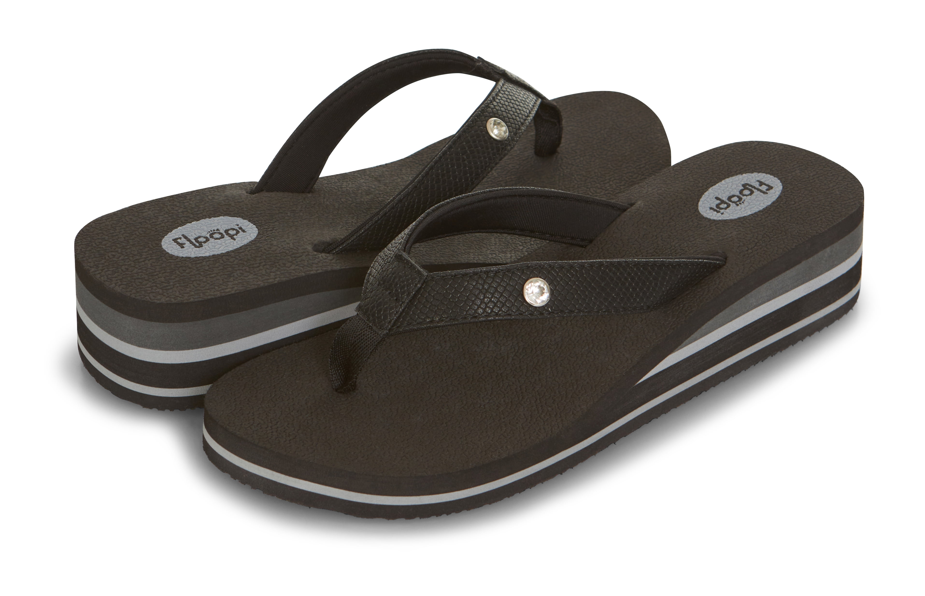 Floopi Size Chart Floopi High Heel Wedge Sandals for Women-Comfort Yoga Mat Footbed for ...