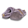 thumbnail image 1 of Floopi House Slippers for Women Fur Lined Clog w/ Aztec Trim Bedroom Slip Ons, 1 of 8