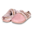 thumbnail image 1 of Floopi House Slippers for Women Fur Lined Clog w/ Aztec Trim Bedroom Slip Ons, 1 of 8