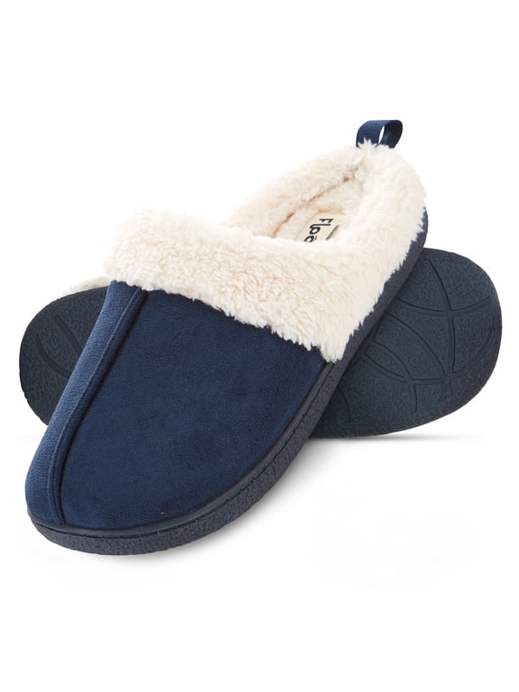 House Slippers for Women, Lined Clog Womens Slippers Cozy Memory Foam with Indoor & Outdoor Anti Skid Sole…