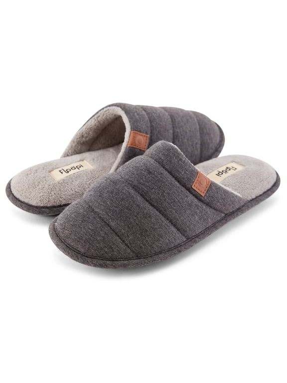 House Slippers for Women, Soft Upper Jersey Lining, Closed Back Women Slipper, Multiple Layered Comfy Memory Insole Foam with Terry Outsole