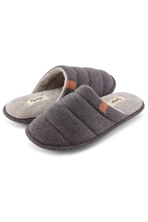 House Slippers for Women, Soft Upper Jersey Lining, Closed Back Women Slipper, Multiple Layered Comfy Memory Insole Foam with Terry Outsole