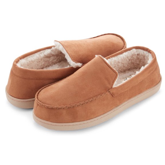 Floopi Men’s Classic Microsuede Moccasin Slipper